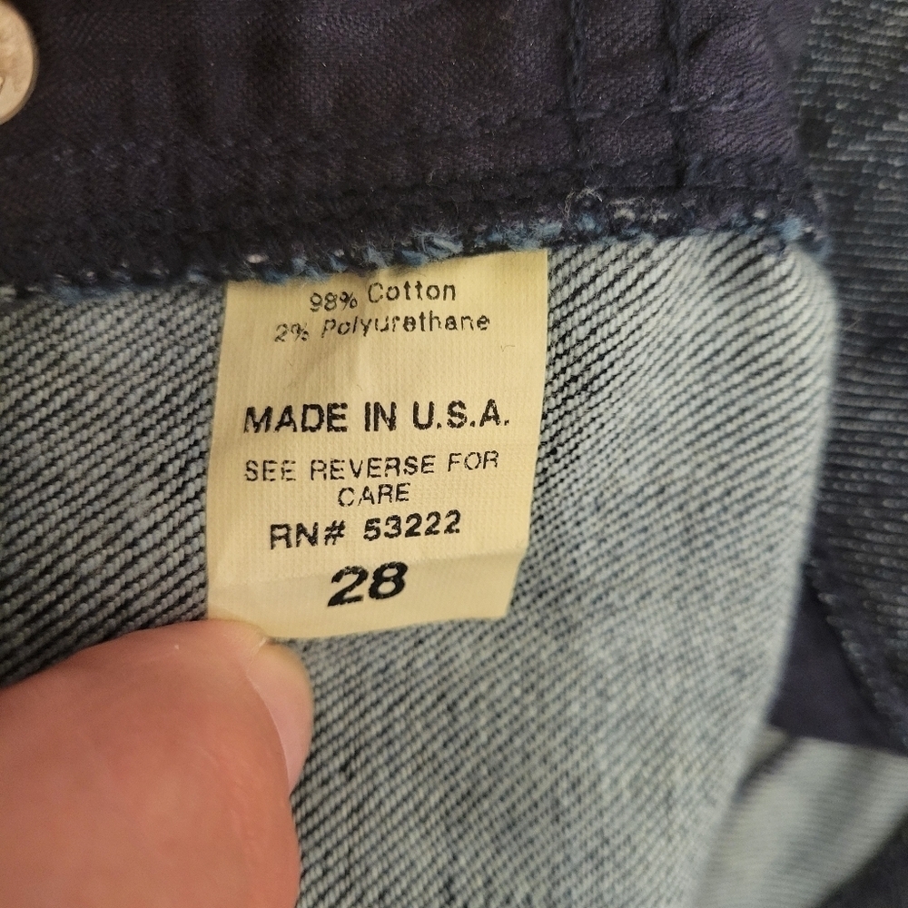 DAVID KAHN Dark Wash Jeans  Size 28  - Picture 7 of 7